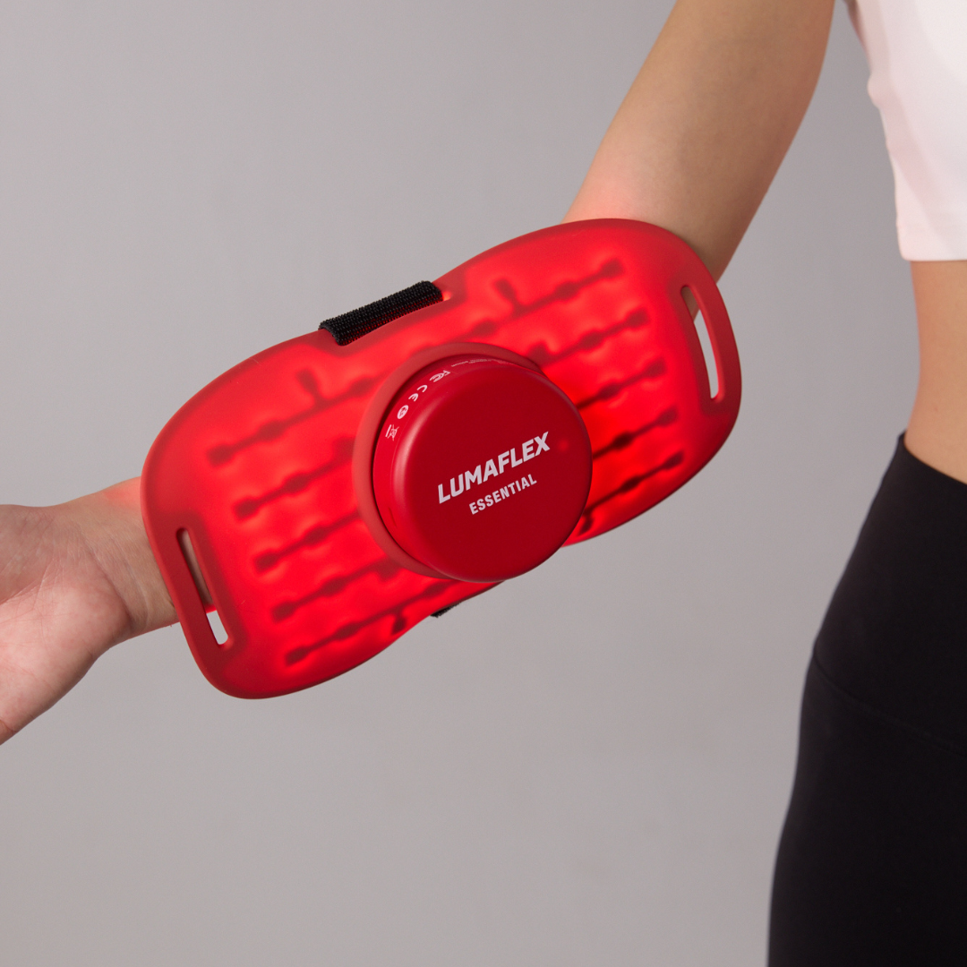 LumaFlex® ESSENTIAL nešiojama raudonos šviesos ir artimų infraraudonųjų spindulių (NIR) lempa