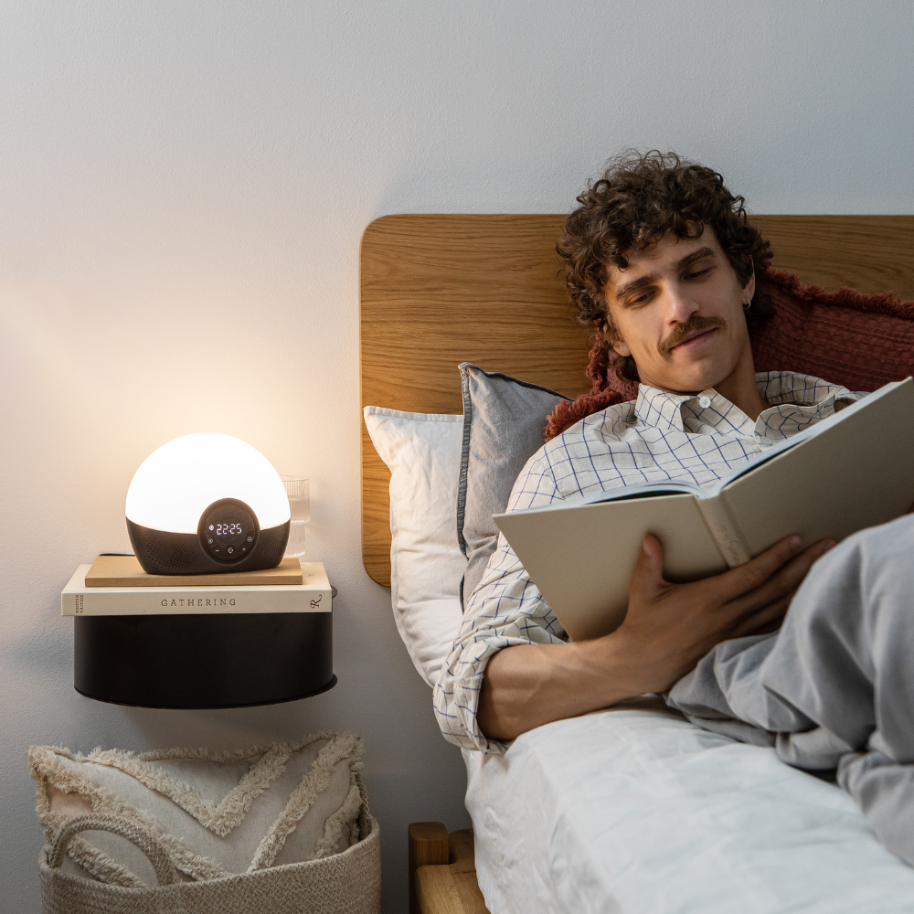 Bodyclock Glow 150 – šviesos žadintuvas su 10 garsų ir baltuoju triukšmu