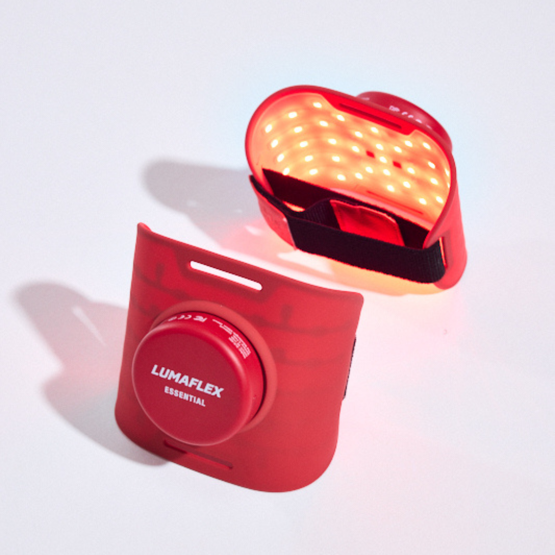 LumaFlex® ESSENTIAL nešiojama raudonos šviesos ir artimų infraraudonųjų spindulių (NIR) lempa